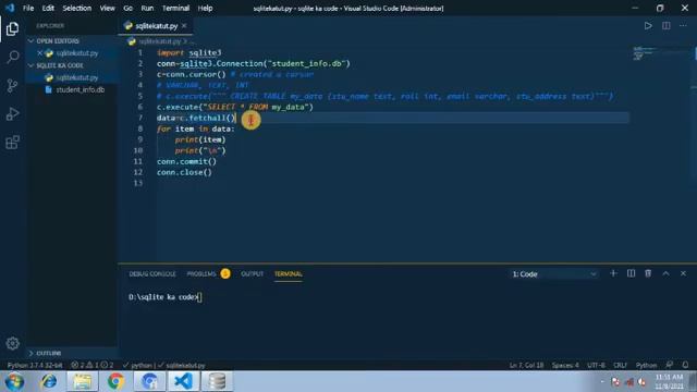#6 - WHERE CLAUSING in Sqlite3 | Python With Databases| In Hindi @ CodeWithHarry смотреть онлайн