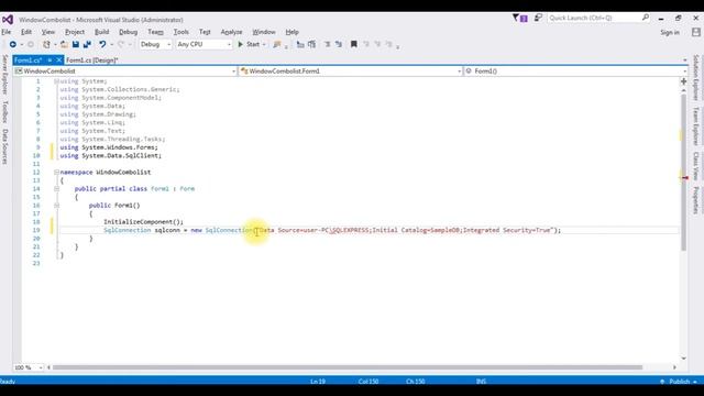 combobox multiple values bind from database sql server winforms c# смотреть онлайн