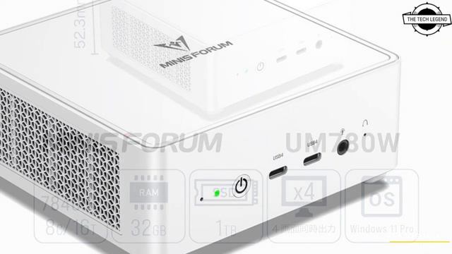 MINISFORUM UM780W Desktop PC Launched With Ryzen 7 7840HS Processor - Explained All Spec, Features смотреть онлайн