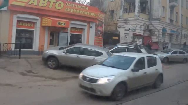 . Самара-Крупская-Красноармейская. Трамвайная поездка по городу смотреть онлайн