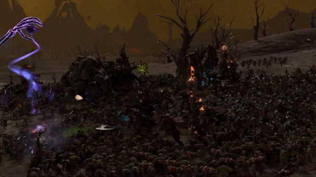 GREENSKINS Vs WARRIORS OF CHAOS - Massive TotalWar Warhammer 3 Cinematic Battle