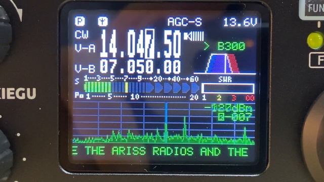XIEGU G90 DECODING W1AW MORSE CODE BULLETIN смотреть онлайн