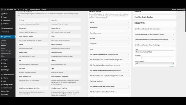 Highend WordPress Theme - How to create and use Sidebars смотреть онлайн