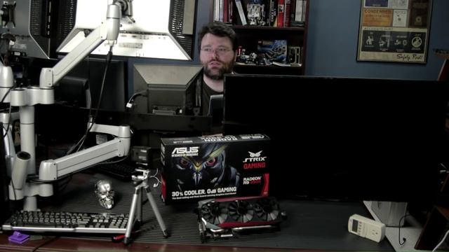Asus Strix - Radeon R9 390X 8gb OC -- Unboxing & Benchmarks смотреть онлайн