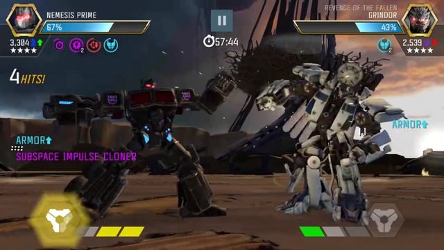 nemesis prime vs armor path node 34 grindor am смотреть онлайн