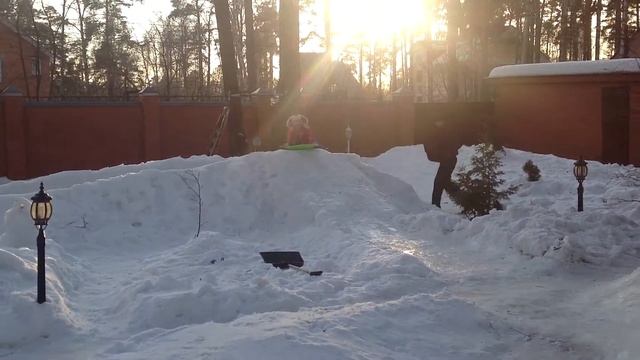 Зимняя горка в малаховке 1 смотреть онлайн