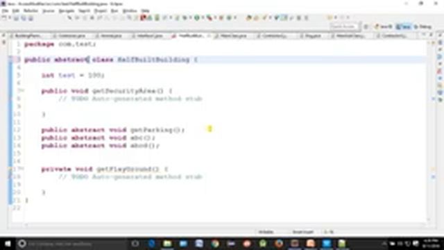 Core Java Tutorial 11 Abstraction Continued , Var-Args and Constructor смотреть онлайн