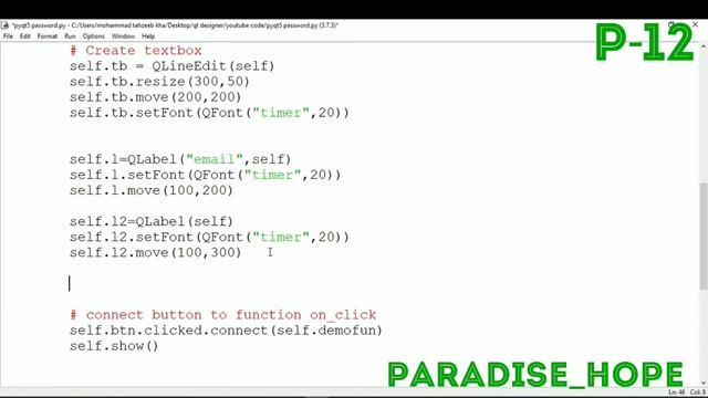PyQt5 QLabel problems and how to create labels смотреть онлайн