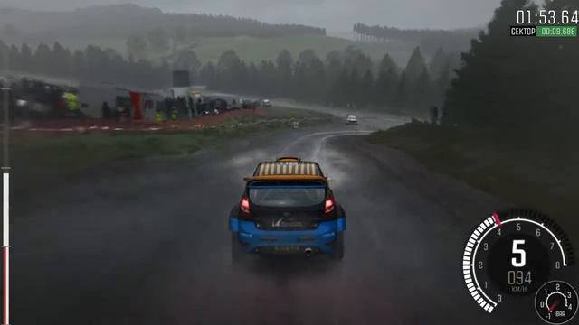 DiRT Rally. Уельс. Ford Fiesta 2010. PS4 смотреть онлайн