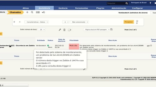 Projeto Integração do GLPI com Zabbix - Verdanatech Soluções em TI смотреть онлайн