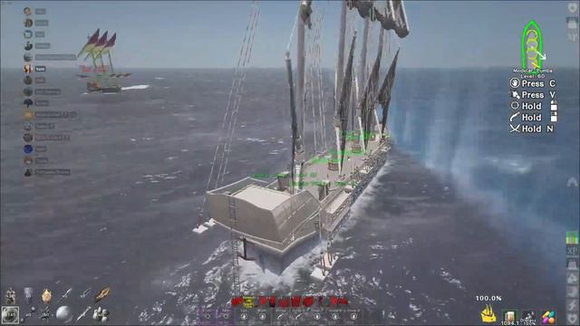 Atlas PVP 4 DW vs 5 DnT Modular Ships смотреть онлайн