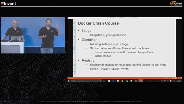 AWS re:Invent 2015 | (DEV302) Hosting ASP.NET 5 Apps in AWS with Docker & AWS CodeDeploy смотреть онлайн