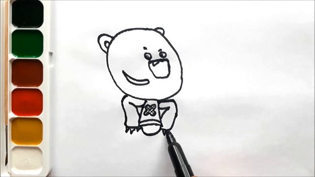 Раскраска для детей. Мимимишки. Mimimishki. Учим цвета.Glitter. Coloring and drawing смотреть онлайн
