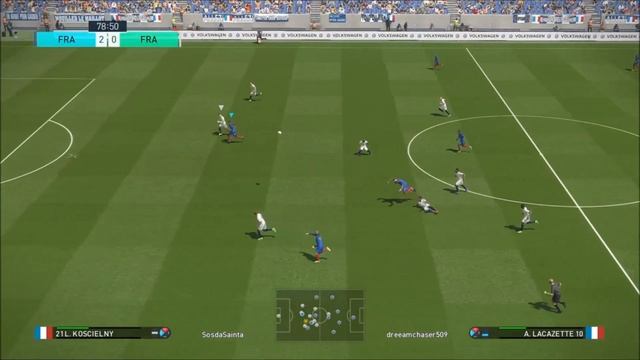 PES 2018 Beta Online France VS France #2 1080p Highlights смотреть онлайн