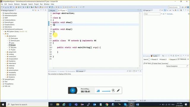 Core Java Online Training Session 99 | Java Tutorial in Hindi | Java Tutorial For Beginners смотреть онлайн
