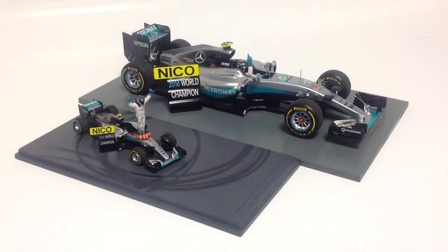 TRAX New Releases 1/43 and 1/18 Nico Rosberg World Champion 2016 Set From Spark смотреть онлайн