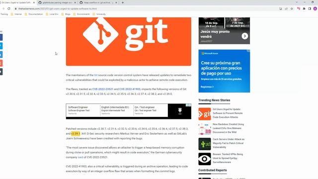 Git Users Urged to Update to Prevent Remote Code Execution Attacks | How to upgrade смотреть онлайн