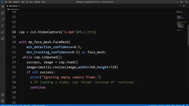 face mesh using opencv смотреть онлайн