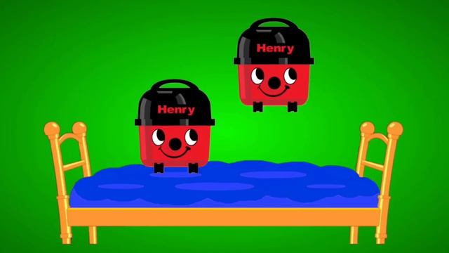 Five Little Monkeys Jumping On The Bed | Nursery Rhymes for Kids | Henry Hoover World смотреть онлайн