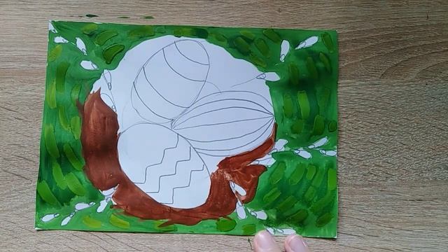 Пасхальный рисунок для детей. Как нарисовать пасхальные яйца