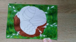 Пасхальный рисунок для детей. Как нарисовать пасхальные яйца