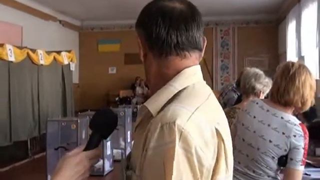 Голосование на выборах президента Украины в Пятихатках смотреть онлайн