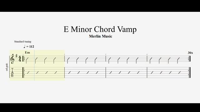 E Minor Blues Guitar Backing Track Jam Loop (112 BPM) смотреть онлайн