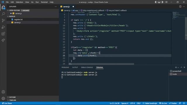 Creating a POST Request in Nodejs - 08 | Node.js Tutorial for Beginners смотреть онлайн
