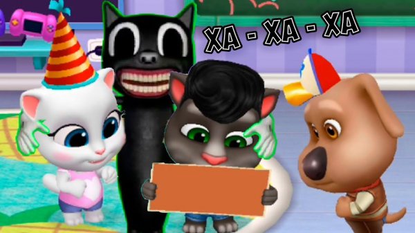 КАРТУН КЭТ у ТОМА дома МОЙ ГОВОРЯЩИЙ кот ТОМ и друзья Никогда не играй в Cartoon Cat