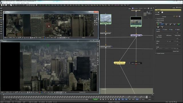 3D Compositing in Fusion 6.4: Aircraft in distress over Hudson. Part 2. смотреть онлайн