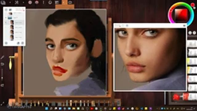 Вечерний стрим 01.02.2022 Учусь рисовать в Realistic Paint Studio. смотреть онлайн