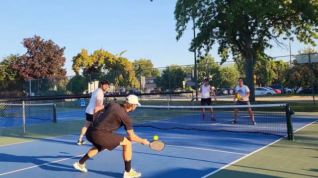 Hyper-Aggressive Pickleball Highlights Professional Pickleball Players Vs Rec Players LONG VERSION