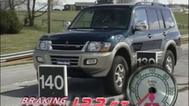 Motorweek 2001 Mitsubishi Montero Road Test