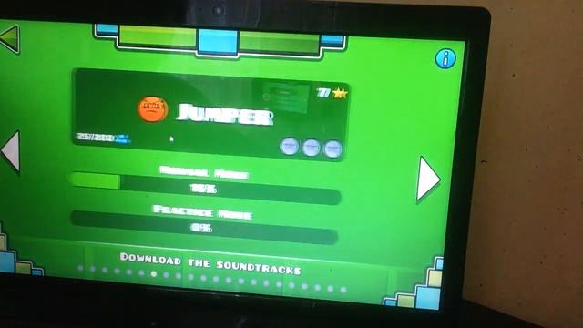 Играю в Geometry dash на слабом ноутбуке lenovo смотреть онлайн