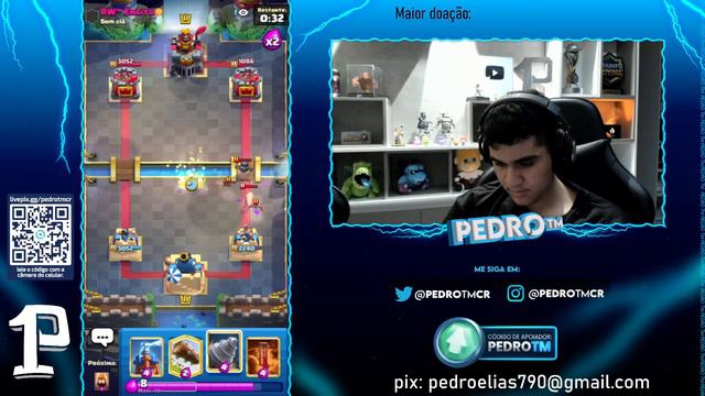 TORNEIO GLOBAL DA EVOLUÇÃO DUPLA RUMO AO TOP 1 - CLASH ROYALE AO VIVO смотреть онлайн