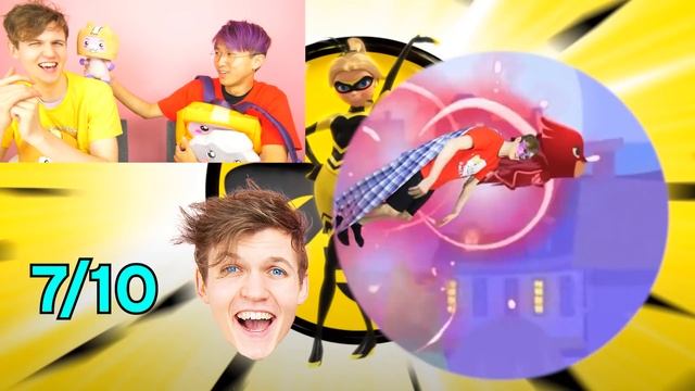 LANKYBOX REACTS TO MIRACULOUS LADYBUG TRANSFORMATIONS!? (CRAZY LANKYBOX TRANSFORMATIONS) смотреть онлайн