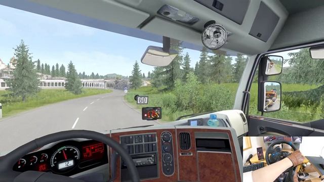 EuRoadNet V1.3 - Sisu E 625 hp - 25 tons excavator - Euro Truck Simulator 2 смотреть онлайн