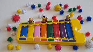 Учим цвета и играем на ксилофоне