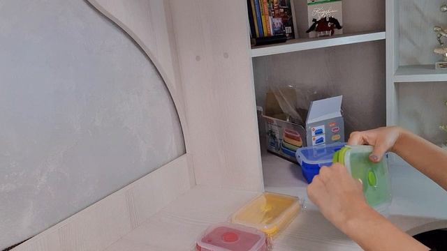 Набор силиконовых складных контейнеров Preservation Box, 4 штуки