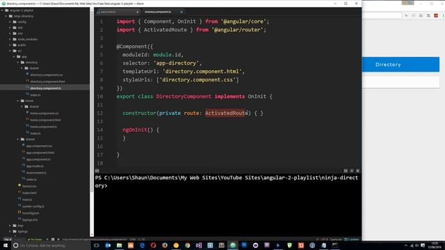 Angular 2 Tutorial #18 - Route Params смотреть онлайн
