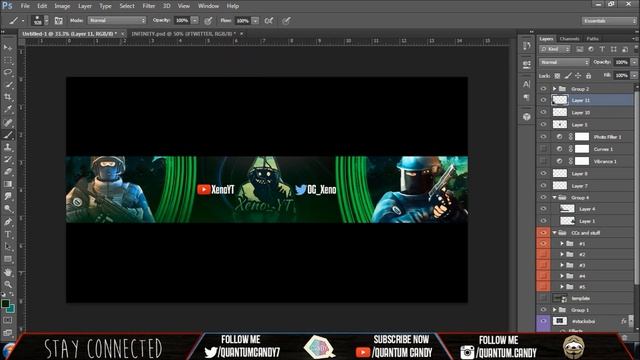 XenoYT Critical Ops Themed YouTube Banner - |SPEED ART| - Adobe Photoshop CS6 смотреть онлайн
