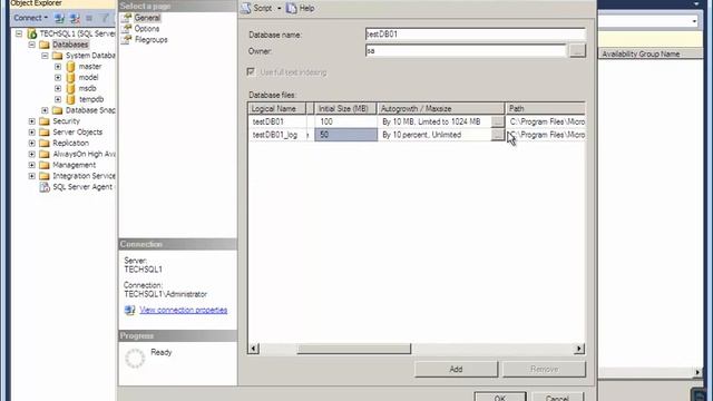 SQL Server 2012 how to create database смотреть онлайн
