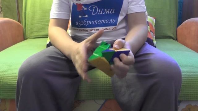 Сборка пирамиды Рубика / Assembling the pyramid's Cube смотреть онлайн