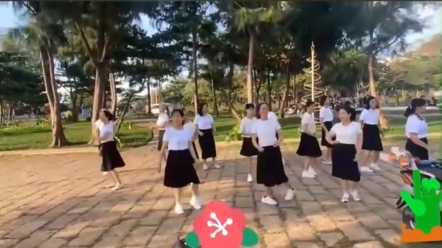 Bachata La Felicidad linedance-- nhóm Thu vàng P3 TP Vũng tàu смотреть онлайн