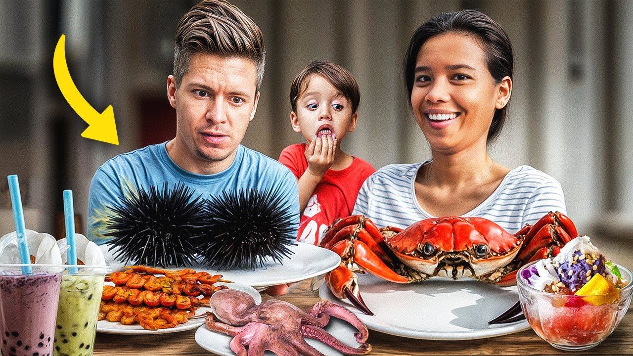 Как они ЭТО едят? Пробую всю уличную еду НА ФИЛИППИНАХ ! смотреть онлайн