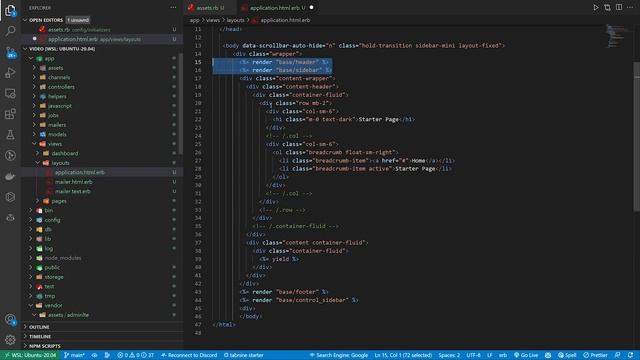 Basic AdminLTE Setup In Ruby on Rails 7 смотреть онлайн