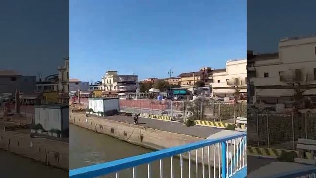 Прогулка в Фьюмичино, зона Изола Сакра Рим. Fiumicino Isola Sacra Roma Italia смотреть онлайн