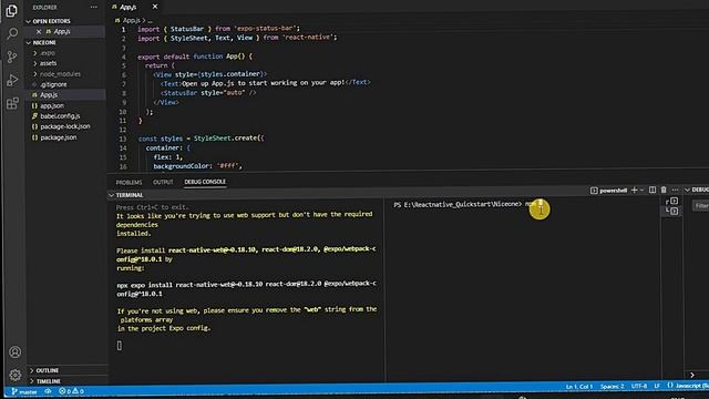 Run React Native app On Anroid Studio and Web Browser with Complete step in hindi (part-2) смотреть онлайн
