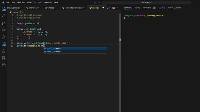 Crear archivos Excel con Python смотреть онлайн
