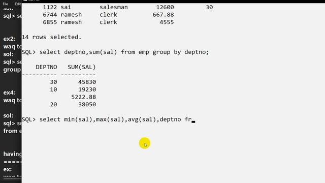 Difference between Where and Having Clause in SQL | Oracle SQL tutorial смотреть онлайн